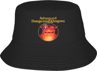 Generic Winter Hats Xmas Hats Advanced Idol Dungeon Dragon DND Bucket Hat for Couple Fisherman Hats Trendy Beach Travel Caps Hawaii Pattern Visor Hats Gift