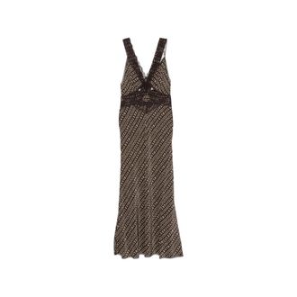 Sir. Lace-panelled Printed Maxi Dress