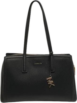Michael Kors Pre-owned Leren Schoudertas - Dames - Vintage Schoudertas - Zwart - ONE Size - Leer - Vintage
