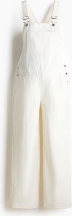 H&M MAMA Before & After Latzhose aus Denim - White