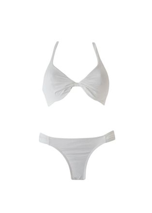 Melissa Odabash White Underwired Bikini Set Size XS