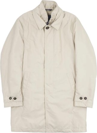 Fay Morning Coat - Heren - Zomerjassen - Wit - S - Polyester - Jassen