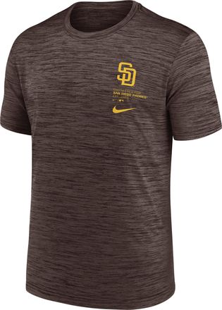 Nike San Diego Padres Velocity Nike Mens Dri-FIT MLB T-Shirt in Brown | NKPQ20QPYP-J0N