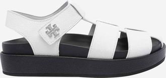 Tory Burch White Leather Sandals