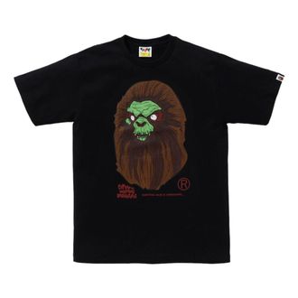 A Bathing Ape Horror Mad Face Tee Black 1K70-110-018-BLACK