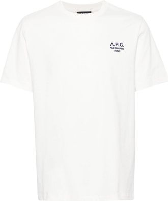 A.P.C. White Standard Rue Madame t-shirt