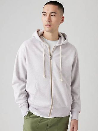 Levi's Authentic Full Zip Sweatshirt - Mens - 2XL - Grey