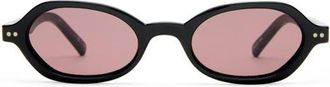 Le Specs Gender Inclusive Foundry 52mm Rectangular Sunglasses in Black at Nordstrom