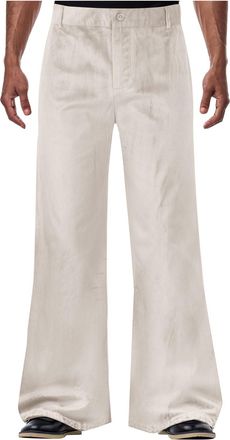 Generic Mens Flared Trousers Velvet Wide Leg Solid Color 70s Carnival Disco Outfits Theme Party 60s 70s Hippie Costumes Mens Bell Bottom Pants Mens Casual Fla