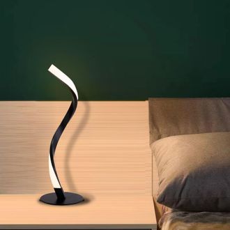 OEM L&aacute;mpara Espiral, L&aacute;mpara De Mesa Espiral, Luz Nocturna Para Mesita De Noche, Luz Ambiental, L&aacute;mpara De Lectura, Luz Nocturna Decorativa, L&aacute;mpara En Fo