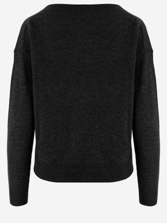 Allude Womens Cashmere Sweater Black