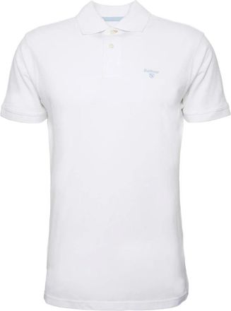 Barbour Lichtgewicht sportpoloshirt wit - Heren - Polos - Wit - XL - Katoen - Tops