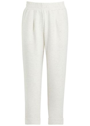 Varley The Rolled Cuff Pant 25 Stretch-jersey Sweatpants - White - Xxs (UK4 / Xxs)
