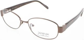 Signature Unisex Brown Rectangular Eyeglass Frames Pn110Brn53