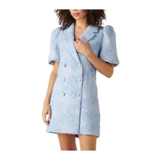 Notre-V Dames, Jurken, Blauw, Maat: L Poliester