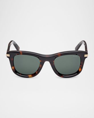 Ermenegildo Zegna Men & apos;s Acetate Square Sunglasses