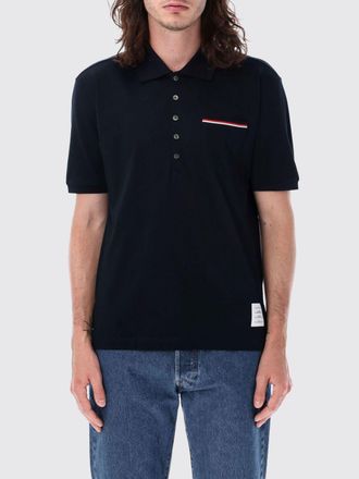 Thom Browne Polo in cotone 4-Bar