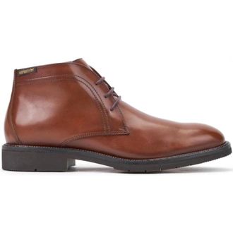 Mephisto Tiberio Supreme Heren Leren Laarzen - Heren - Veterlaarzen - Bruin - 46 1/2 EU - Leer - Schoenen