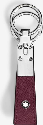 Montblanc Schl&uuml;sselanh&auml;nger aus Saffianoleder Sartorial Cassis