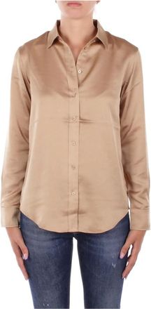 Ralph Lauren Dames, Blouses & Shirts, Bruin, Maat: S Poliester