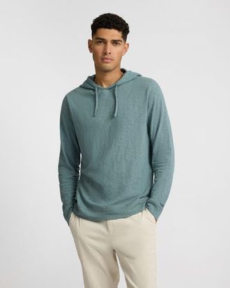 Onia Heavyweight Slub Hoodie in Fern at Nordstrom, Size X-Large