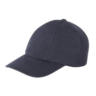 Gucci Fabric Baseballpet met Borduursel - Heren - Petten - Blauw - S - Katoen - Accessoires