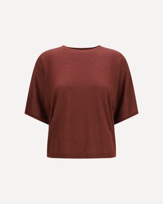Brunello Cucinelli Short-sleeve cashmere and silk Sweater Female S