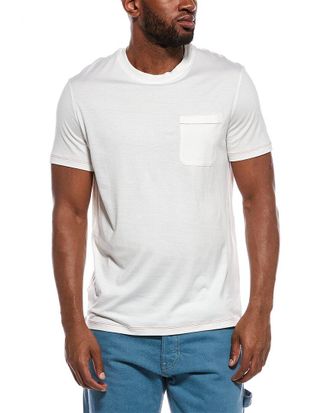 Isaia The Pocket Silk-Blend T-Shirt