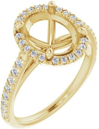 Pompeii3 Madelyn Halo Lab Grown Diamond Ring Setting