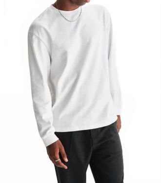Wax London Hayden Long Sleeve T-Shirt In White