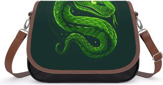 Generic Cobra Snake Crossbody Bags for Women Shoulder Messenger Bag Purse Handbags