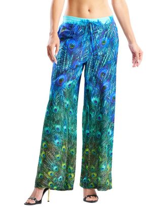 Natori Peacock Cotton Voile Pant