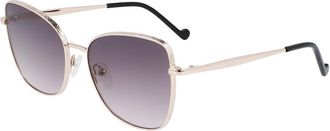 Liu Jo LJ141S 710 Mens Sunglasses Gold Size 55