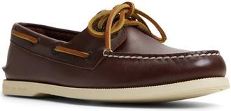 Sperry Top-Sider Authentic Original 2-Eye Boat Shoe in Brown Primary - Multi at Nordstrom, Size 10.5