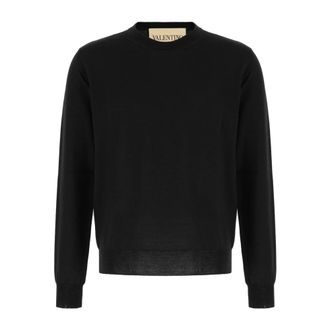 Valentino Garavani Round-neck Knitwear - male - Valentino Garavani - Round-neck Knitwear - Black - XL - Knitwear