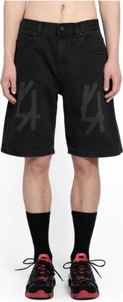 44 Label Group Hombre, Pantalones cortos, Negro, Talla: M