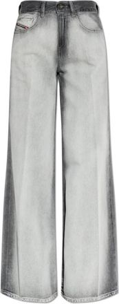 Diesel 1978 D-Akemi-Fsi Jeans - Dames - Loose Fit Jeans - Grijs - W28 L32 - Katoen - Jeans