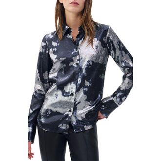 Rag & Bone Yvette Slim Fit Button-Up Shirt in Slvmt at Nordstrom Rack, Size 10