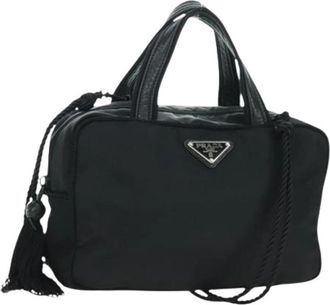 Prada Pre-owned Vintage Nylon Handtas - Dames - Vintage Handtas - Zwart - ONE Size - Nylon - Vintage