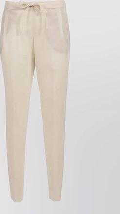 Fabiana Filippi trousers elastic waistband side pockets design