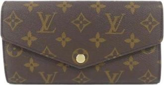 Louis Vuitton Pre-owned Wallets, female, Brown, Size: ONE SIZE Pre-owned Monogram Long Wallet (Bi-fold)