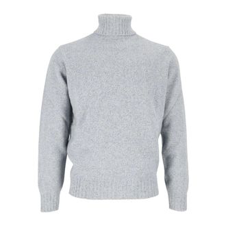 FILIPPO DE LAURENTIIS Nuvola Turtleneck - Heren - Truien - Blauw - Maat: 2XL Wol