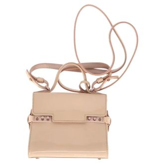 Delvaux Pre-owned Handbags, female, Beige, Size: ONE SIZE Pre-owned Tempete Micro Bag