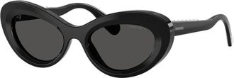 Swarovski Sk 6061U Zonnebril - unisex - Zonnebrillen - Zwart - 51 MM - Accessoires