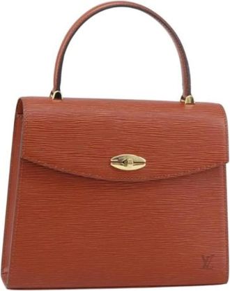 Louis Vuitton Pre-owned Handbags, female, Brown, Size: ONE SIZE Pre-owned Vintage Leather Handbag