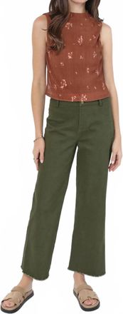 Sadie & Sage Last Dance Top In Brown Multi