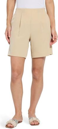 Lyssé Dia Pleated Shorts in Raffia at Nordstrom, Size X-Small
