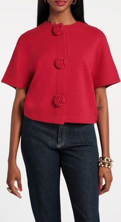 Frances Valentine Carnegie Shrug Solid in Red at Nordstrom, Size X-Small