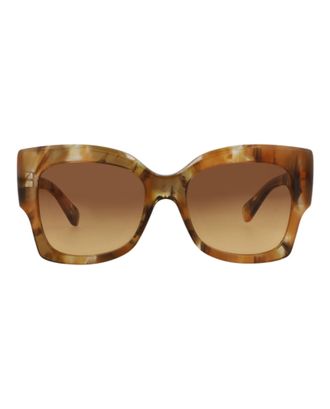 Chlo&eacute; Square-Frame Recycled Acetate Sunglasses