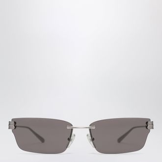 Balenciaga Gossip rectangular Silver/Black sunglasses